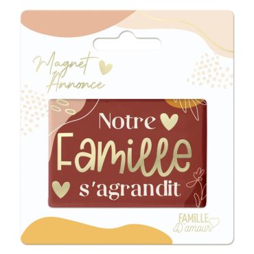 Un beau magnet qui va annoncer à votre proche qu'un bébé arrive | jourdefete.com Un beau magnet qui va annoncer à votre proche qu'un bébé arrive | jourdefete.com