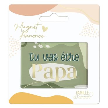 Un beau magnet qui va annoncer à votre conjoint qu'il va devenir papa | jourdefete.com Un beau magnet qui va annoncer à votre conjoint qu'il va devenir papa | jourdefete.com