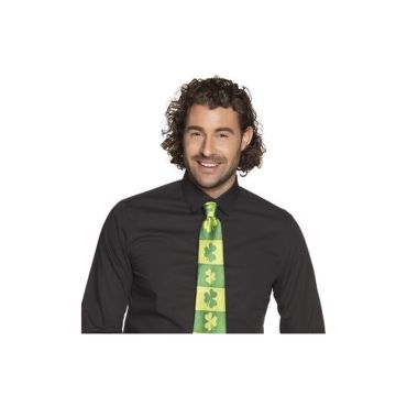 Cravate satinée avec trèfles pour Saint-Patrick - 35 cm | jourdefete.com Cravate satinée avec trèfles pour Saint-Patrick - 35 cm | jourdefete.com