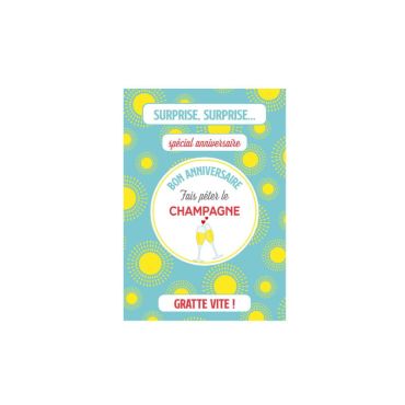 carte a gratter anniversaire fais peter le champagne | jourdefete.com carte a gratter anniversaire fais peter le champagne | jourdefete.com