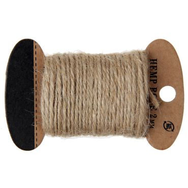 Bobine de corde naturelle 2 mm pour décoration | jourdefete.com Bobine de corde naturelle 2 mm pour décoration | jourdefete.com