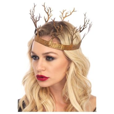Couronne Métal - Reine de la Forêt Fantastique - Adulte Couronne Métal - Reine de la Forêt Fantastique - Adulte