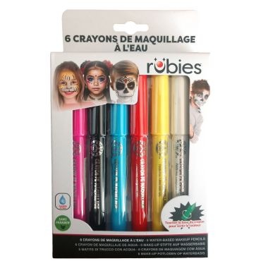 Crayons de maquillage à l’eau multicolores | jourdefete.com Crayons de maquillage à l’eau multicolores | jourdefete.com
