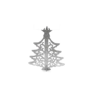 Marque-Place Sapin Argent à Monter
