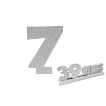 Chiffre 7 - Argent (12 cm) Chiffre 7 - Argent (12 cm)