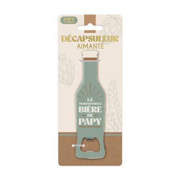 Décapsuleur magnétique "Bière de Papy" pour la fête des grands-pères | jourdefete.com Décapsuleur magnétique "Bière de Papy" pour la fête des grands-pères | jourdefete.com