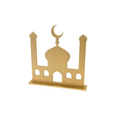Décoration de table sur socle - Silhouette de mosquée - Collection Aid Moubarak | jourdefete.com Décoration de table sur socle - Silhouette de mosquée - Collection Aid Moubarak | jourdefete.com