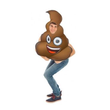Déguisement Adulte Emoji Crotte - Taille Unique | JOURDEFETE.COM