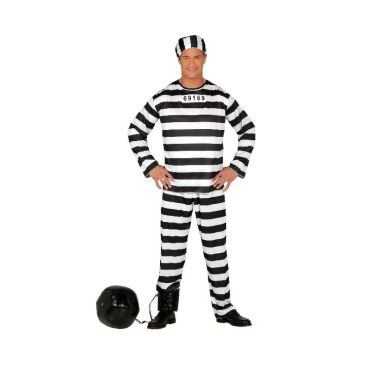 deguisement de bagnard homme taille au choix | jourdefete.com deguisement de bagnard homme taille au choix | jourdefete.com