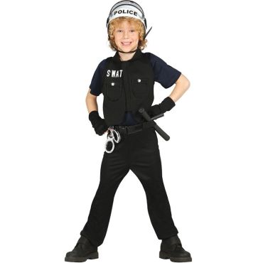 Déguisement Agent du S.W.A.T. Garçon - Taille au Choix