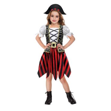 Un superbe costume de pirate coloré pour votre fille | jourdefete.com Un superbe costume de pirate coloré pour votre fille | jourdefete.com