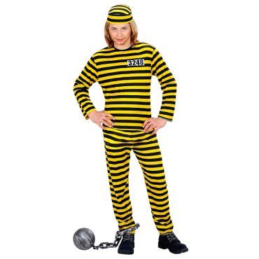 Déguisement prisonnier western jaune et noir enfant | jourdefete.com Déguisement prisonnier western jaune et noir enfant | jourdefete.com