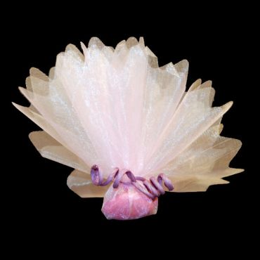 Tulle Cristal Découpé Rose Tulle Cristal Découpé Rose