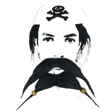 Moustache de pirate Moustache de pirate