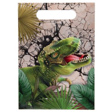 10 sacs cadeaux dinosaure T-Rex en papier 10 sacs cadeaux dinosaure T-Rex en papier