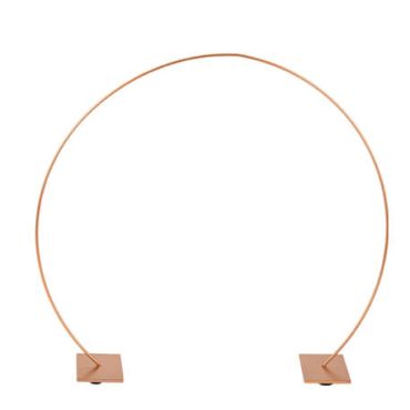 Déco Arceau Métal Rose Gold Sur Socle PM 33,5 x 31 cm | jourdefete.com Déco Arceau Métal Rose Gold Sur Socle PM 33,5 x 31 cm | jourdefete.com