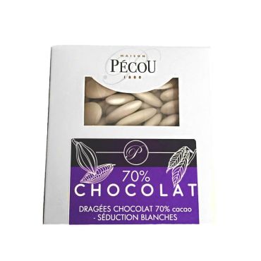 Dragées Séduction Chocolat 500 gr – Blanc Dragées Séduction Chocolat 500 gr – Blanc