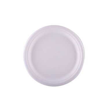 25 assiettes en fibre de canne couleur blanc 26 cm 25 assiettes en fibre de canne couleur blanc 26 cm