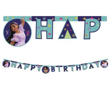 Une sublime guirlande "Happy Birthday" - 2 m - Encanto™ pour un anniversaire pour enfant | jourdefete.com Une sublime guirlande "Happy Birthday" - 2 m - Encanto™ pour un anniversaire pour enfant | jourdefete.com