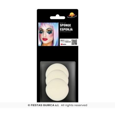 Lot de 3 éponges de maquillage, accessoires indispensables pour soirées festives | jourdefete.com Lot de 3 éponges de maquillage, accessoires indispensables pour soirées festives | jourdefete.com