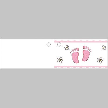 10 Etiquettes Porte-Noms de Baptême et Naissance - Fille 10 Etiquettes Porte-Noms de Baptême et Naissance - Fille