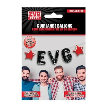 Guirlande ballons - Enterrement de vie de garçon (EVG) | jourdefete.com Guirlande ballons - Enterrement de vie de garçon (EVG) | jourdefete.com