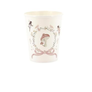 Gobelets anniversaire enfant champignon et fées rose pastel 255 ml | jourdefete.com Gobelets anniversaire enfant champignon et fées rose pastel 255 ml | jourdefete.com
