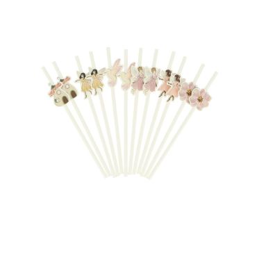 Pailles décoratives en papier thème fée et pastel pour anniversaire enfant | jourdefete.com Pailles décoratives en papier thème fée et pastel pour anniversaire enfant | jourdefete.com