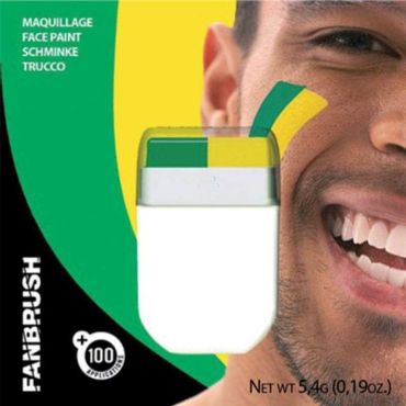 Fanbrush™ Vert et Jaune Fanbrush™ Vert et Jaune