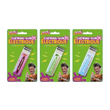 Chewing-gum électrique pour blagues et farces hilarantes | jourdefete.com Chewing-gum électrique pour blagues et farces hilarantes | jourdefete.com