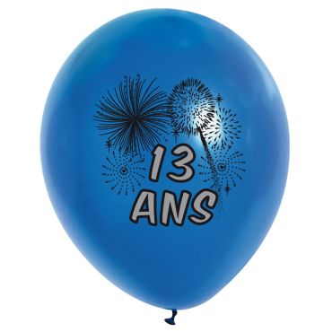 10 Ballons de Baudruche multicolore 13 ans 10 Ballons de Baudruche multicolore 13 ans