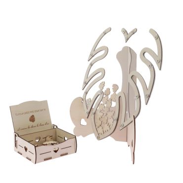 Livre d’or Monstera en bois et plexiglas avec coffret pour mariage | jourdefete.com Livre d’or Monstera en bois et plexiglas avec coffret pour mariage | jourdefete.com