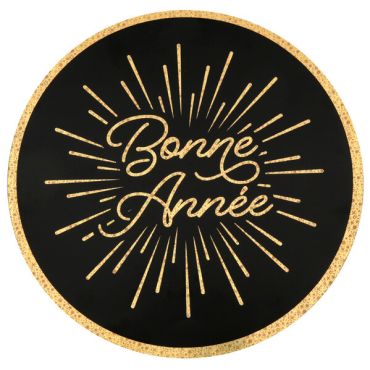 4 sets de table en carton bonne annee etincelant | jourdefete.com 4 sets de table en carton bonne annee etincelant | jourdefete.com