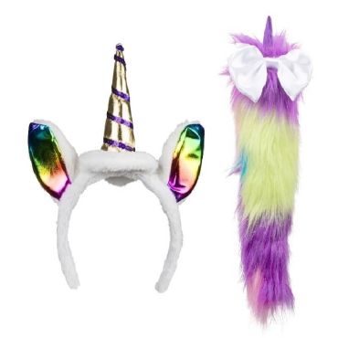 Serre-Tête et Queue de Licorne | jourdefete.com Serre-Tête et Queue de Licorne | jourdefete.com