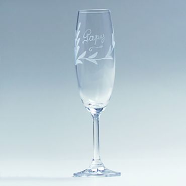 Flûte à Champagne Baptême "Papy" - 22cm Flûte à Champagne Baptême "Papy" - 22cm