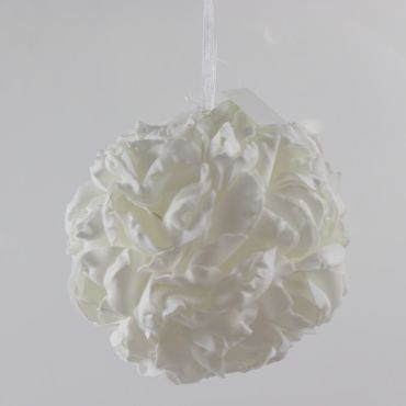 Boule de Roses - Blanc - 16cm Boule de Roses - Blanc - 16cm