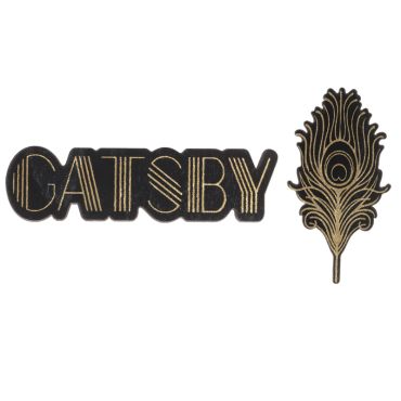 Décorations à parsemer Gatsby x10 en noir et or | jourdefete.com Décorations à parsemer Gatsby x10 en noir et or | jourdefete.com