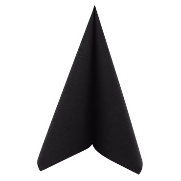 50 Serviettes Voie Sèche - Noir 50 Serviettes Voie Sèche - Noir