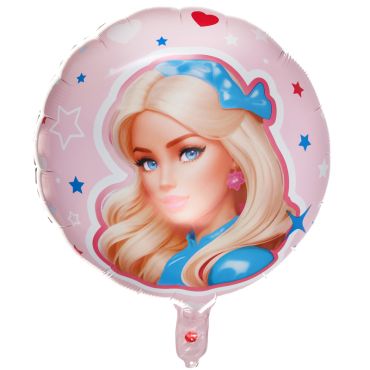 Ballon aluminium Girly rose avec portrait glamour | jourdefete.com Ballon aluminium Girly rose avec portrait glamour | jourdefete.com