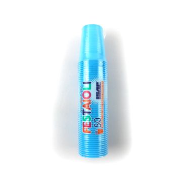 Gobelets x50 - Bleu tendre Gobelets x50 - Bleu tendre
