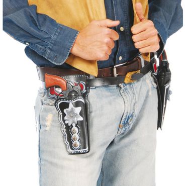 Ceinture Holster Double Noir Ceinture Holster Double Noir