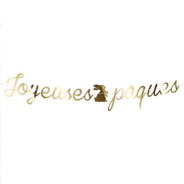 Guirlande de lettres - Joyeuses Pâques | jourdefete.com