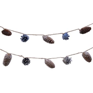 guirlande de pommes de pin polaire couleur au choix 110 cm | jourdefete.com guirlande de pommes de pin polaire couleur au choix 110 cm | jourdefete.com