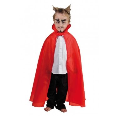 Cape Taffetas 85 cm Enfant - Rouge Cape Taffetas 85 cm Enfant - Rouge