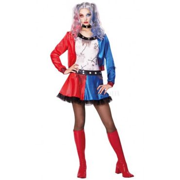 Déguisement Havey Quinne Zombie Femme - Taille au Choix Déguisement Havey Quinne Zombie Femme - Taille au Choix