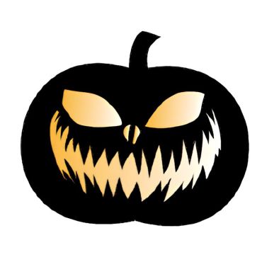 Serviettes Halloween noires avec visage de citrouille terrifiante | jourdefete.com Serviettes Halloween noires avec visage de citrouille terrifiante | jourdefete.com
