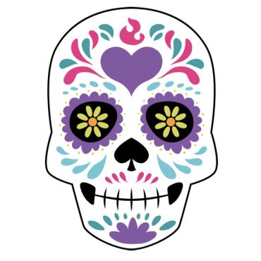 Assiettes motifs crânes mexicain coloré fête des morts | jourdefete.com Assiettes motifs crânes mexicain coloré fête des morts | jourdefete.com