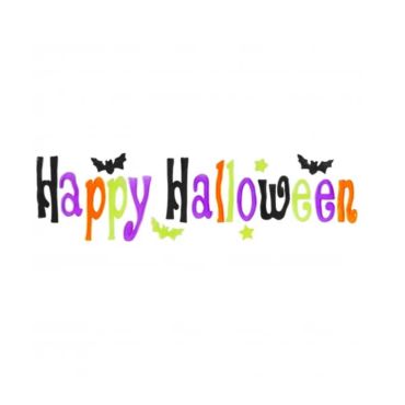 décoration de fenêtres en gel happy halloween