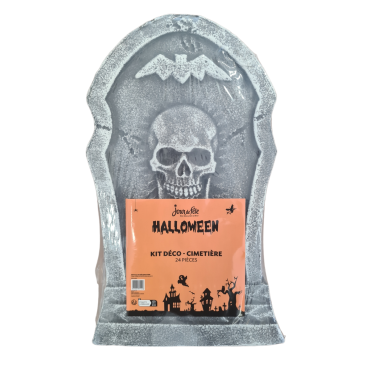 Ce kit de cimetière composé de 24 pièces vous servira à faire une décoration d'Halloween parfaite | jourdefete.com Ce kit de cimetière composé de 24 pièces vous servira à faire une décoration d'Halloween parfaite | jourdefete.com
