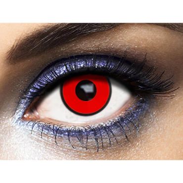 De belles lentilles fantaisie au rouge vif pour Halloween | jourdefete.com De belles lentilles fantaisie au rouge vif pour Halloween | jourdefete.com